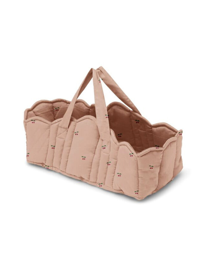 Panier à langer pour poupée - cherry blush (Konges Slojd)
