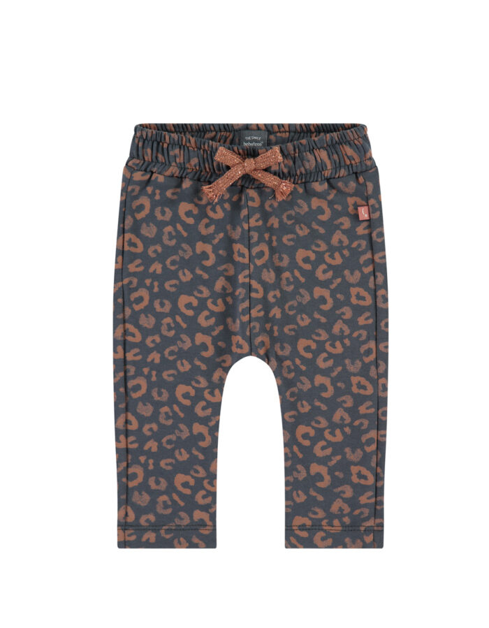 Pantalon sweat bébé fille -imprimé léopard-(Babyface)