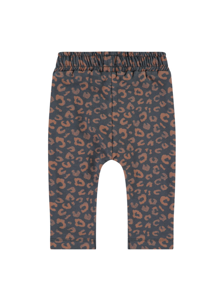 Pantalon sweat bébé fille -imprimé léopard-(Babyface) – Image 2