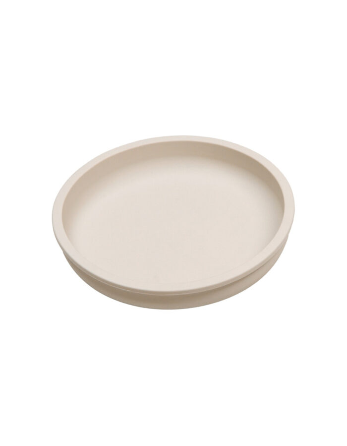 Assiette silicone ronde sand (Tryco)