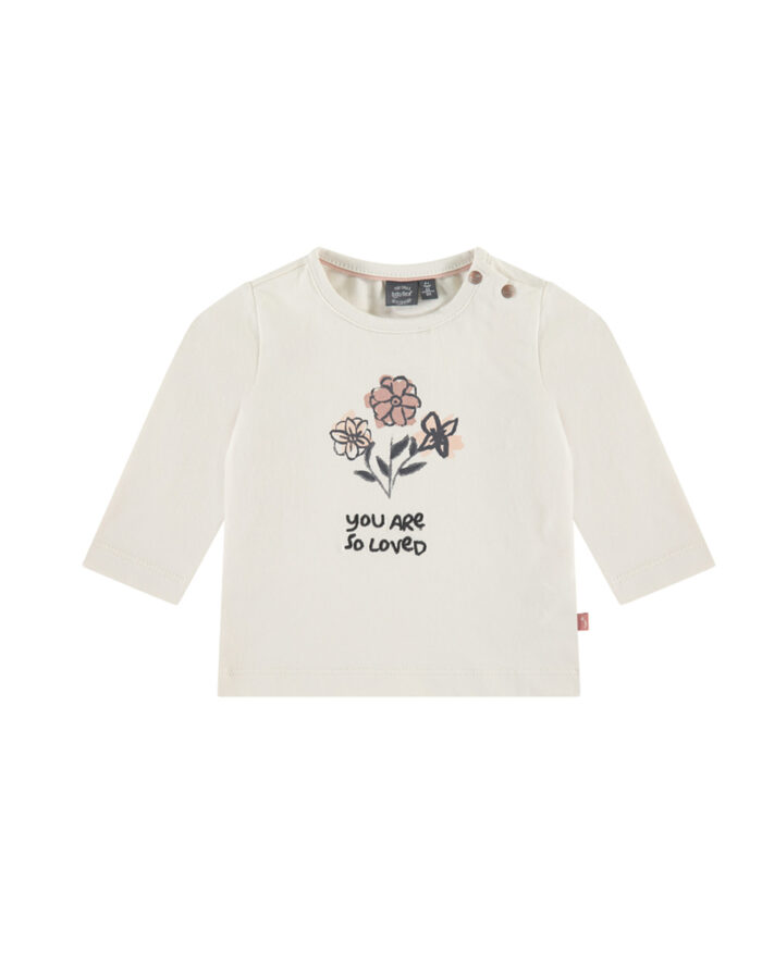 T-shirt longues manches bébé fille - ivory - (Babyface)