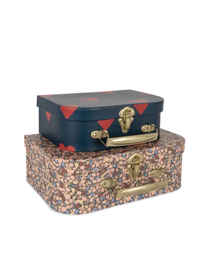Lot de 2 valises - winter garden/amour (KongesSlojd)
