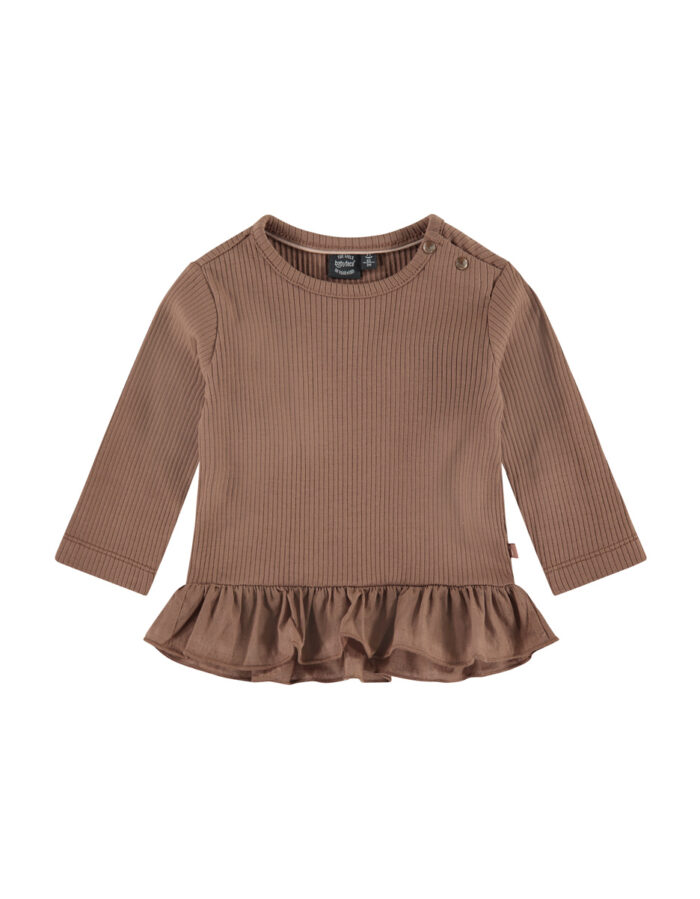 T-shirt longues manches bébé fille - iron (Babyface)
