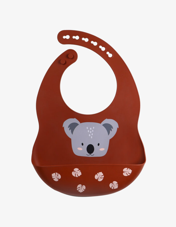 Bavoir silicone Dark Rust Koala (Tryco)