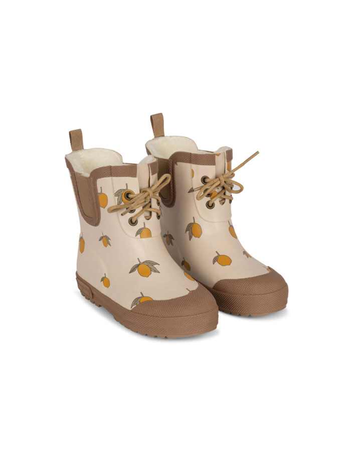 Thermo boots print -lemon- (KongesSloejd)