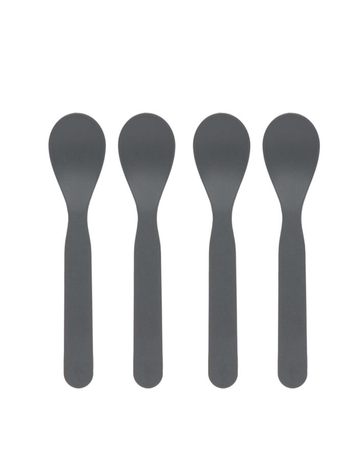 Cuillères (4 pcs) uni Anthracite (Lassig)