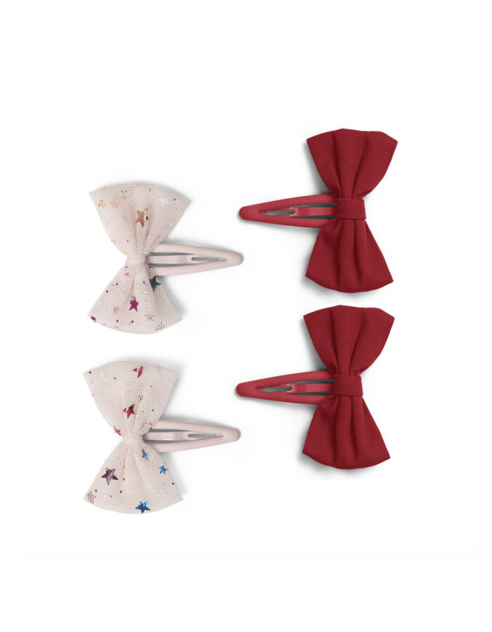 Lot de 4 pinces Tulle Bowie (Konges Slojd)