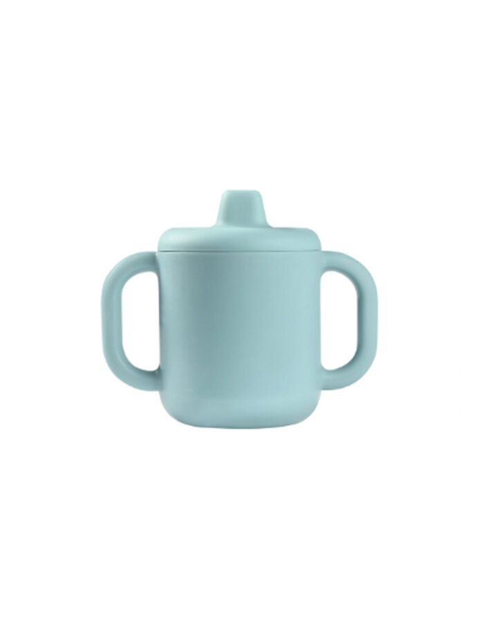 Tasse d'apprentissage silicone bleu (Beaba)