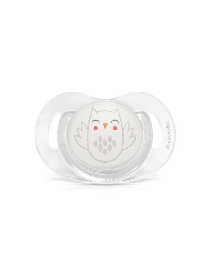 SX - BONHOMIA - soother sili. reversible 0/6M - owl beige (Suavinex)