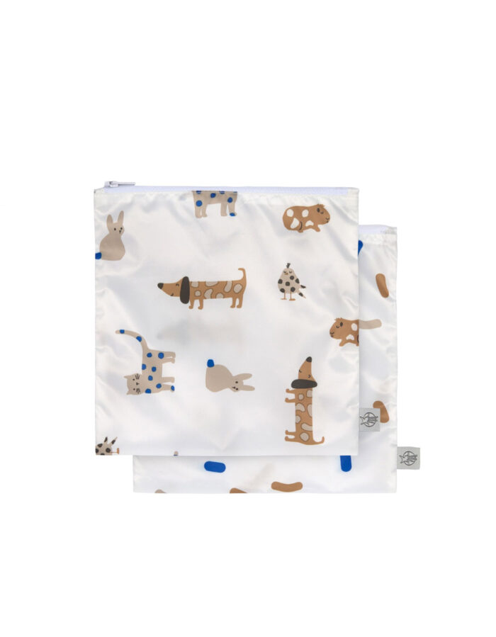 Pochettes à snack (2 pcs), Little Mateys bleu roi (Lassig)