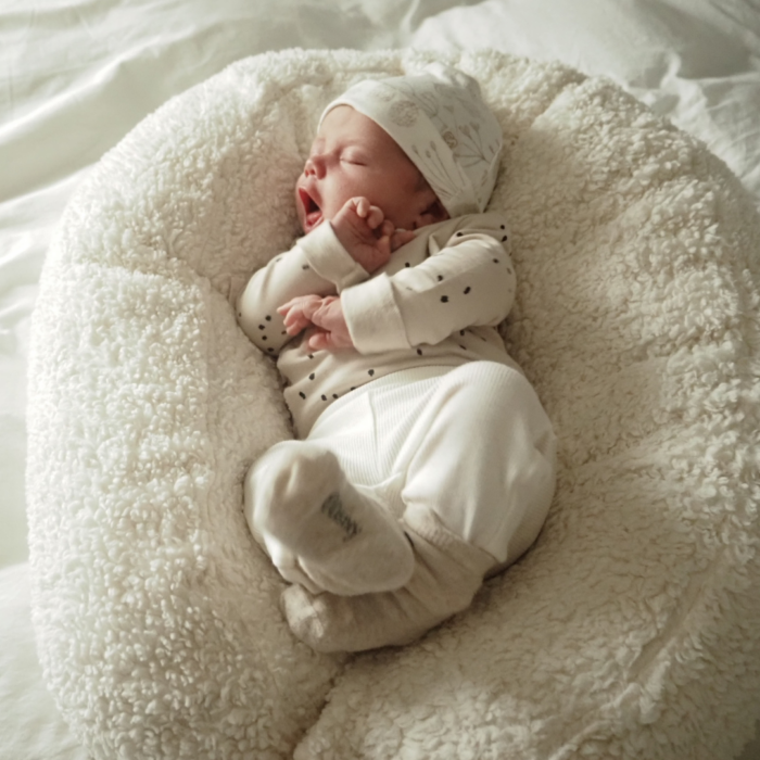 Housse de détente teddy écru (Ilmaha) – Image 2