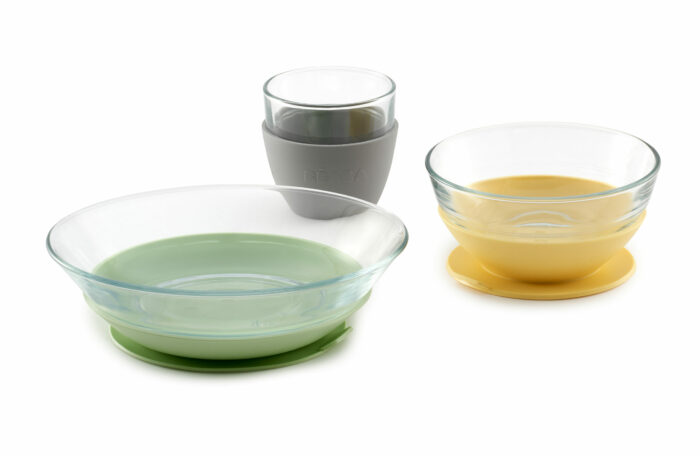 Coffret repas verre yellow (Béaba)