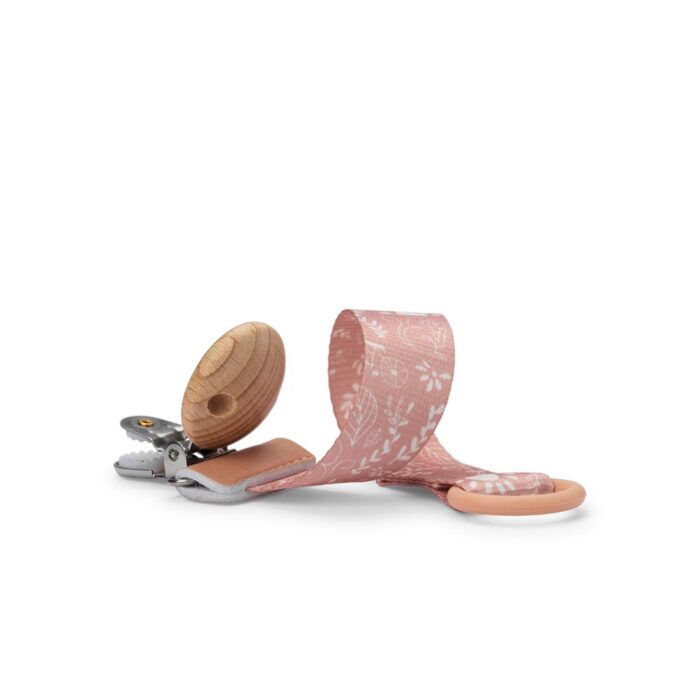 Attache-tétine en Bois -  Monkey Sunrise rose (Elodie Details) – Image 2