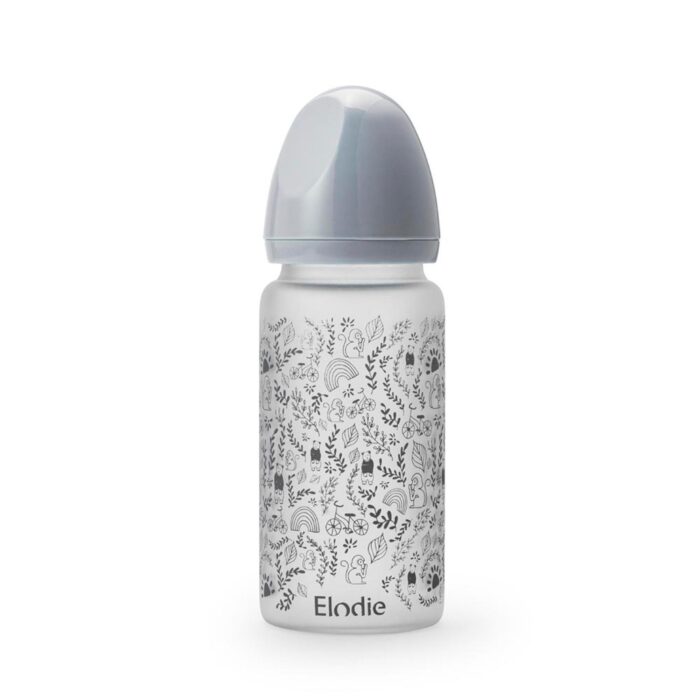 Biberon en verre - tétine silicone - monkey Sunrise (Elodie Details)