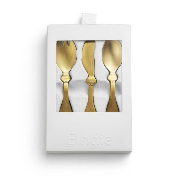 Couverts bébé couteau fourchette cuillère gold (Elodie Details) – Image 2