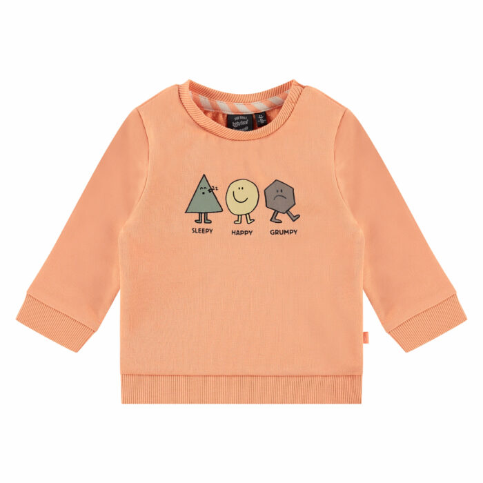 Sweatshirt  bébé garçon  néon orange S23 (Babyface)