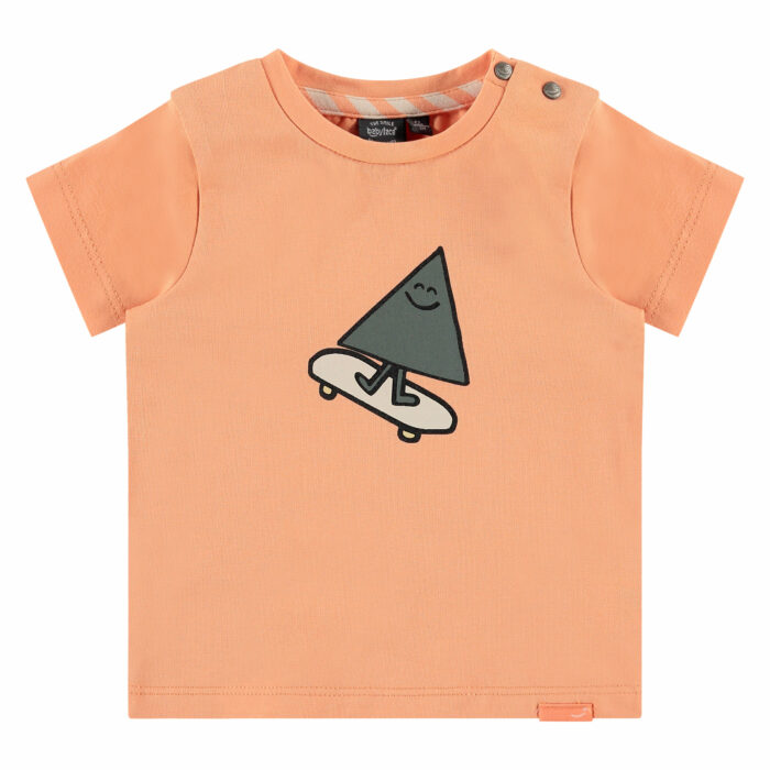 T-shirt manches courtes bébé garçon néon orange S23 (Babyface)