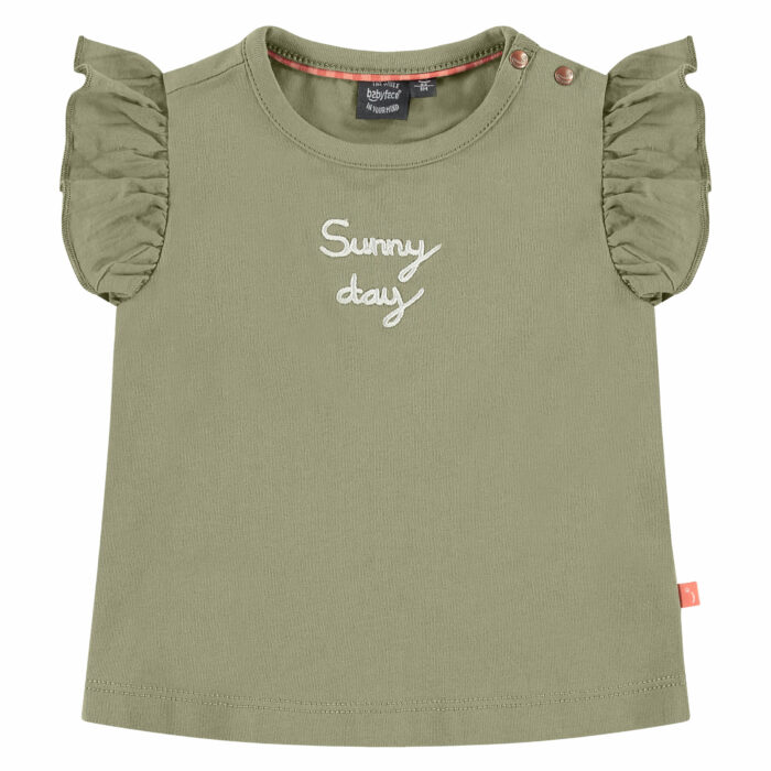 T-shirt bébé fille manches courtes vert  S23 (Babyface)