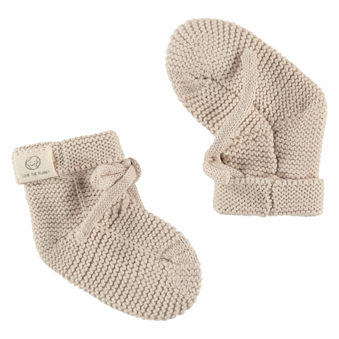 Chausson bébé beige S23 (Babyface)