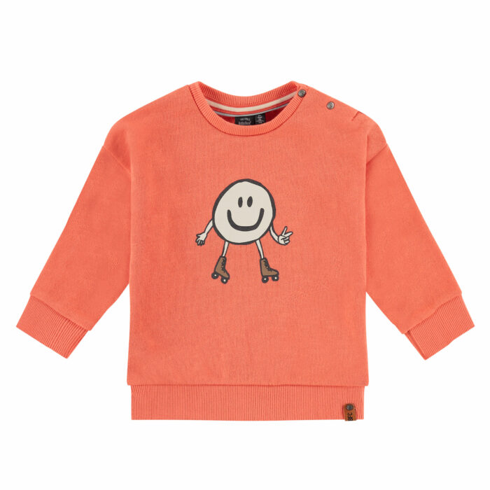Sweatshirt smiley grapefruit garçon S23 (Babyface)