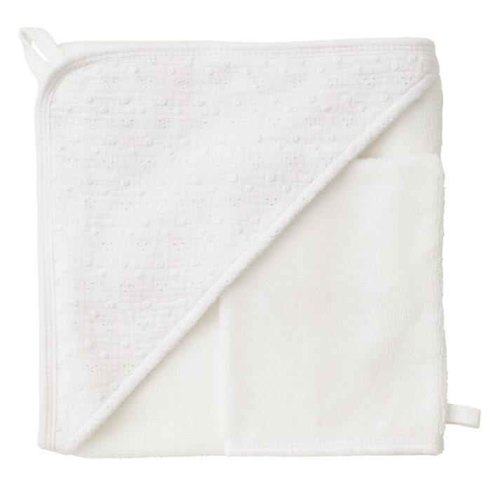 Cape de bain + gant - Vintage Chic (BB an Co)