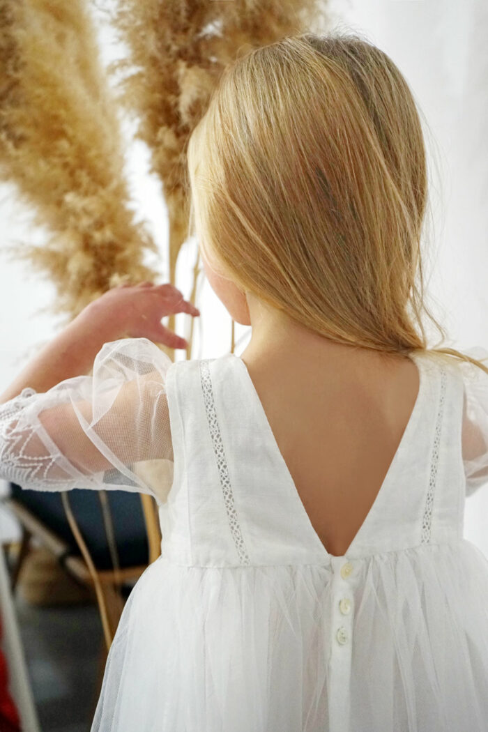 Robe Alma Blanc (Les Petits Inclassables) – Image 2