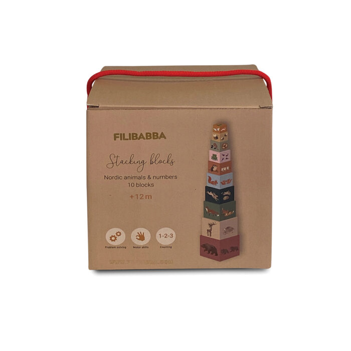Stacking Blocks - Nordic animals (Filibabba)