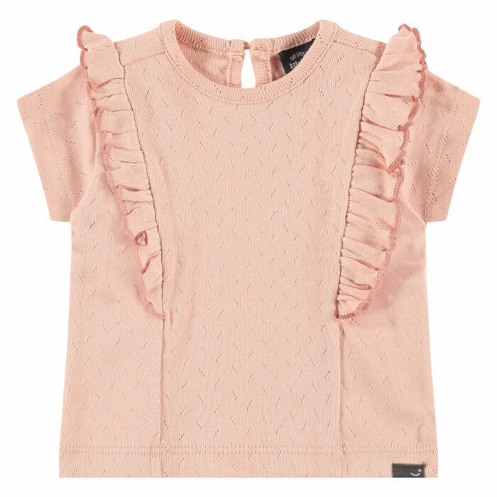 T-shirt manches courtes  bébé fille powder S23 (Babyface)