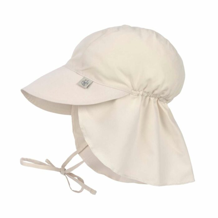 Casquette protège nuque enfants (anti-UV), blanc cassé (Lassig)