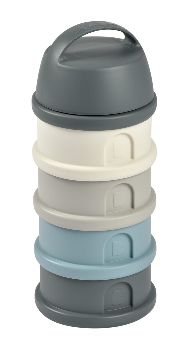 Boîte doseuse - 4 compartiments - Mineral grey/blue (Béaba)