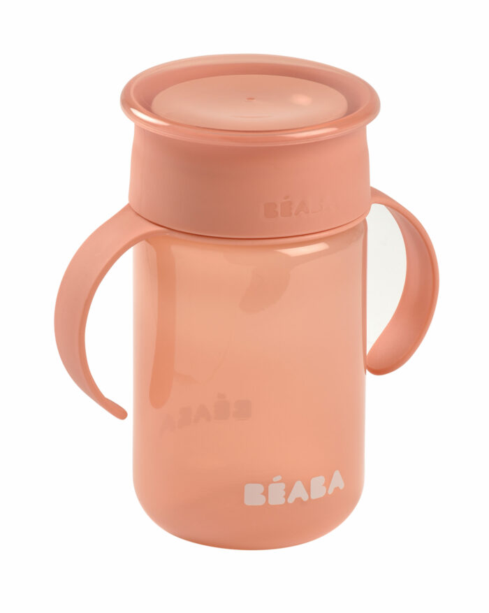 Tasse d’apprentissage 360° rose (Béaba)