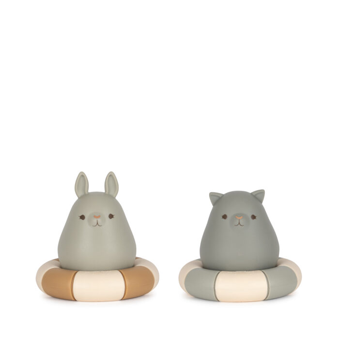 LOT DE 2 JOUETS DE BAIN EN SILICONE  (KongesSlojd)