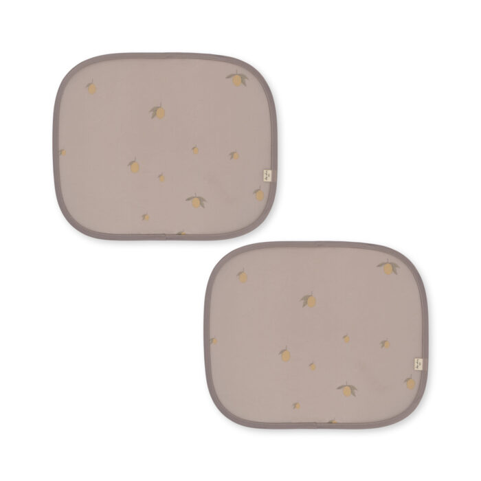 LOT DE 2 PARE-SOLEIL POUR VOITURE  Citrons (KongesSlojd)