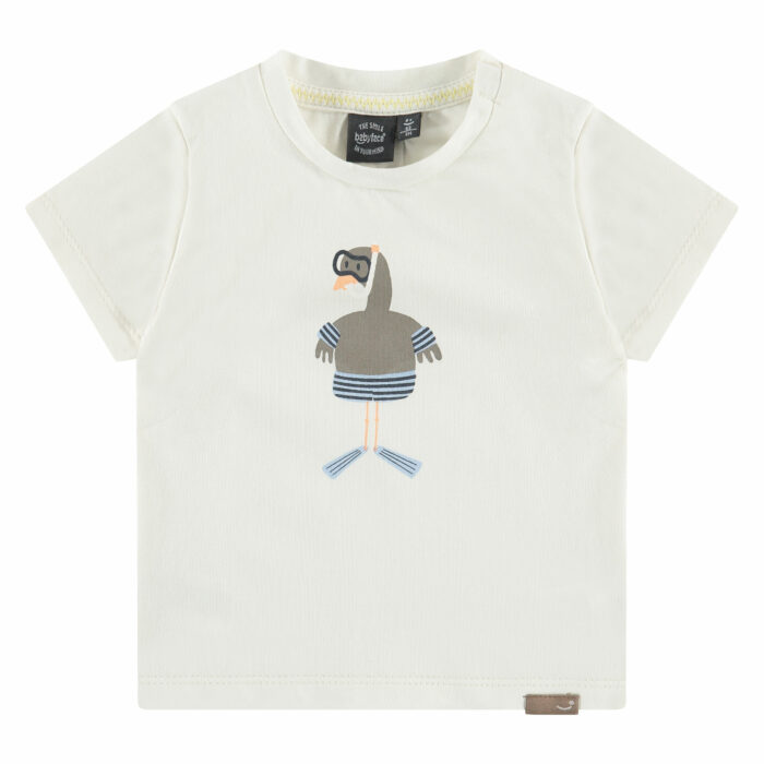 T-shirt bébé garçon ecru S23 (Babyface)
