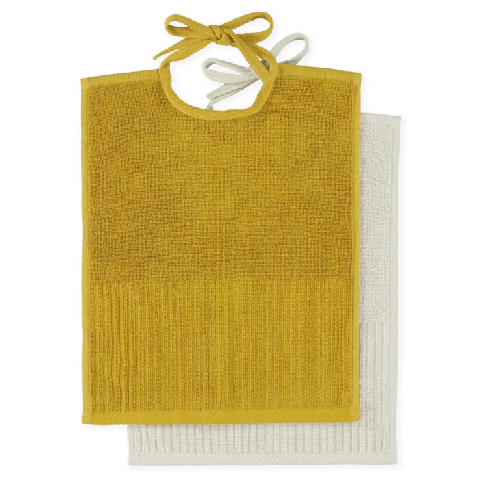 Bavoirs XL 2-pack - Mustard (Trixie)