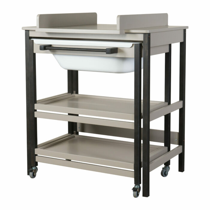Table A Langer Avec Bain Smart - Stone/eboni (Quax)
