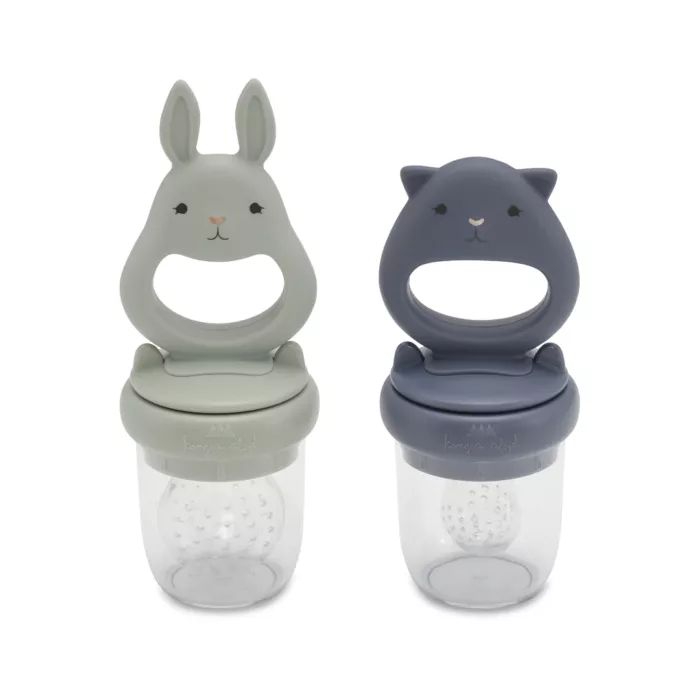 Lot de 2 sucettes d’alimentation fruits - onyx  (KongesSlojd)