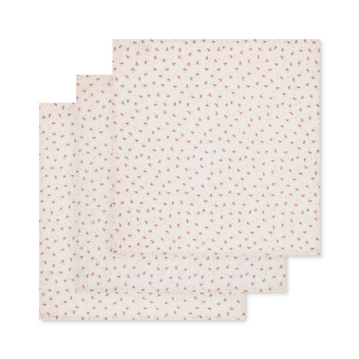 Lot de 3 tetras en tissu de mousseline - nellie  (Konges Slojd)