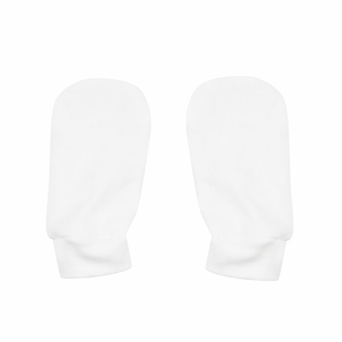 Mittens nouveau né blanc (Timboo)