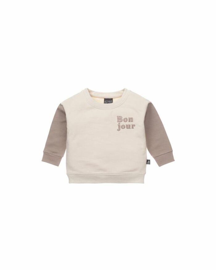 Sweat "bonjour"  (Babystyling)