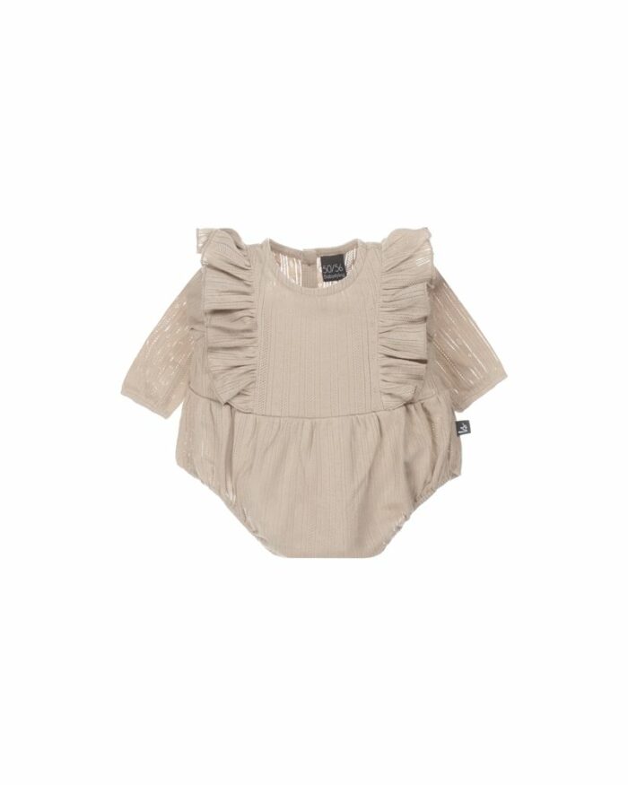 Combinaison ruffle sand  (Babystyling)