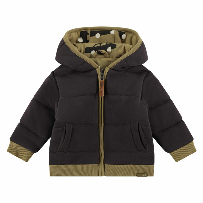 Veste bébé garçon réversible imprimé voitures FW23 (Babyface)