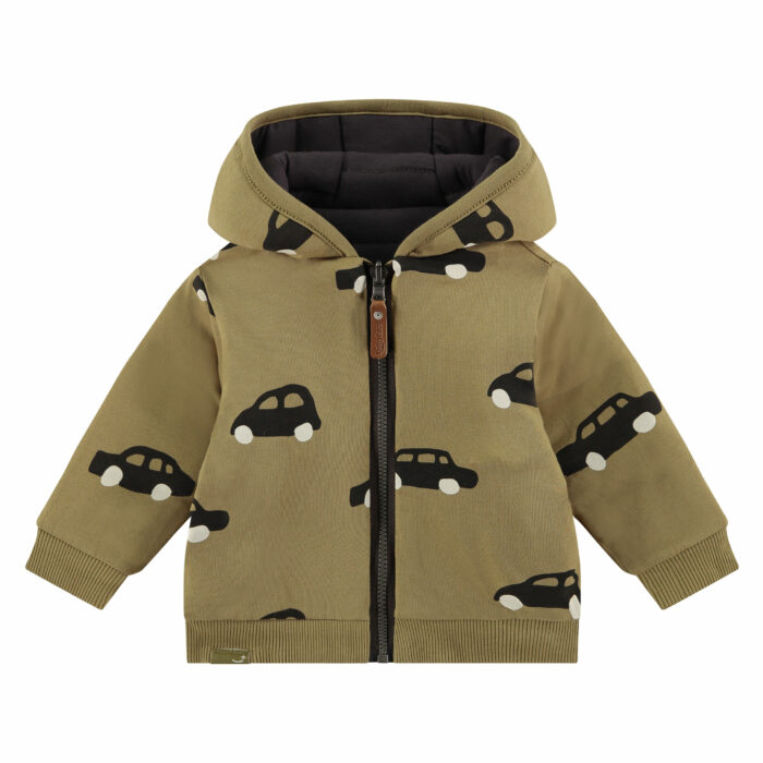 Veste bébé garçon réversible imprimé voitures FW23 (Babyface) – Image 2