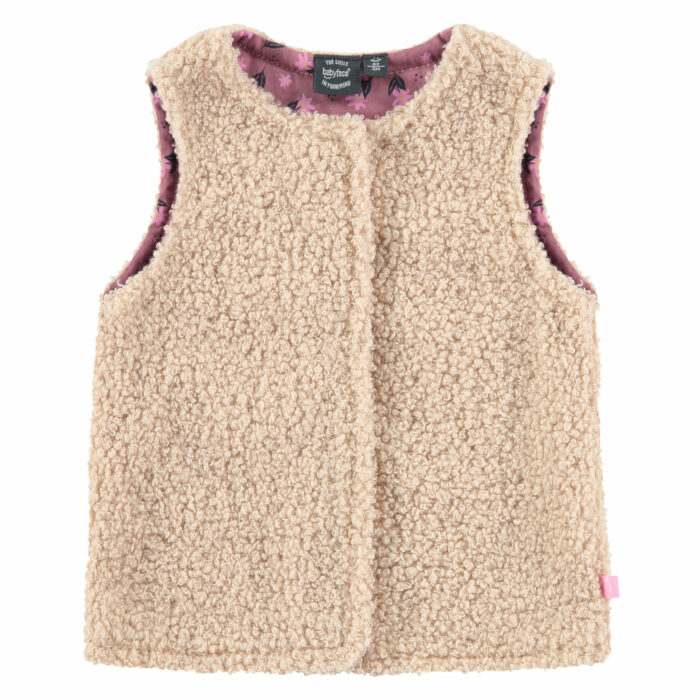 Gilet sans manches bébé fille FW23 (Babyface)