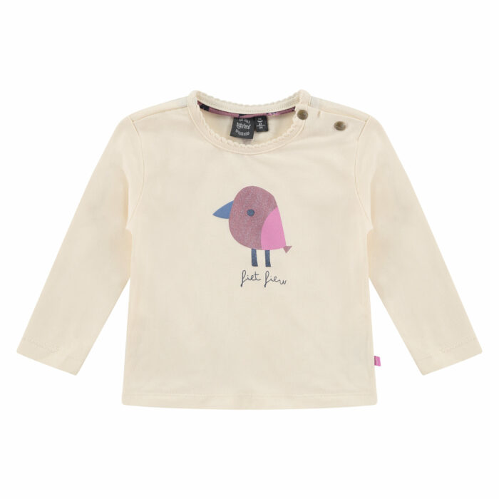 T-shirt bébé fille crème FW23 (Babyface)