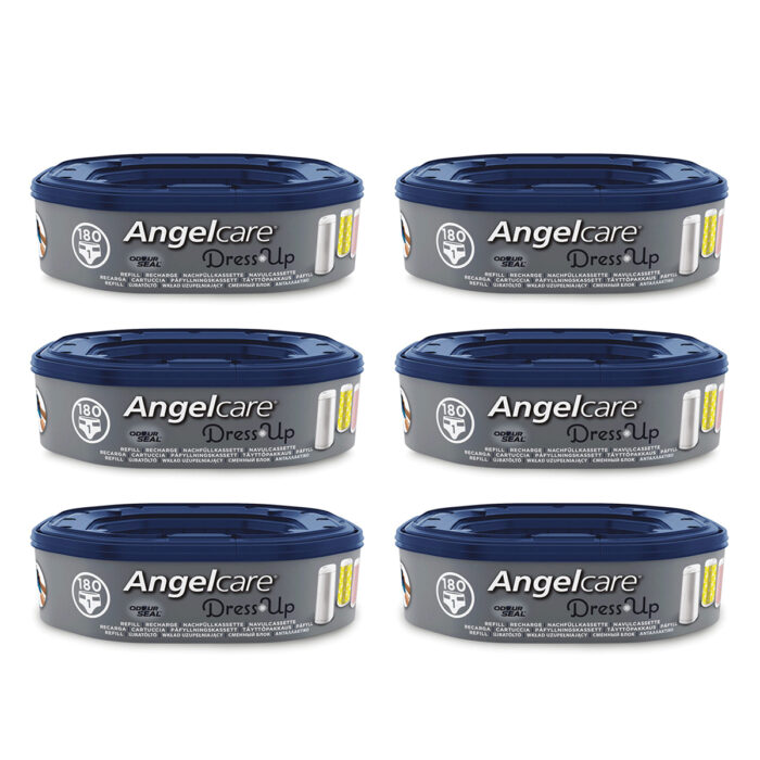Recharge octogonale Poubelle à couches - 6 pack (Angelcare)
