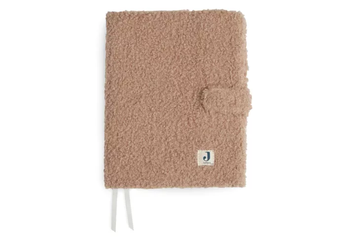 Protège de carnet de santé 23x17cm Boucle - Biscuit (Jollein)
