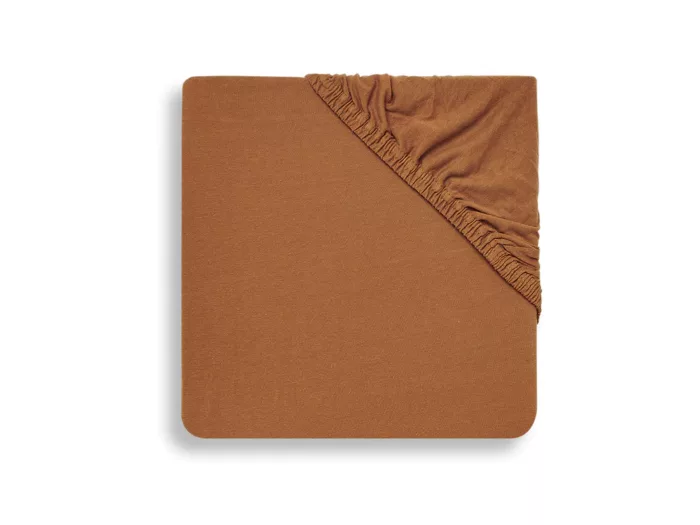 Drap-housse Jersey 60x120cm - Caramel (Jollein)