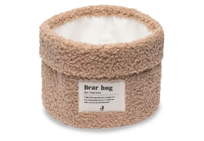 Panier de Rangement 14x18cm Boucle - Biscuit (Jollein)