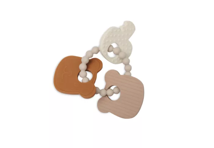 Anneau de dentition en Silicone 15x11x1cm - Teddy Bear (Jollein)